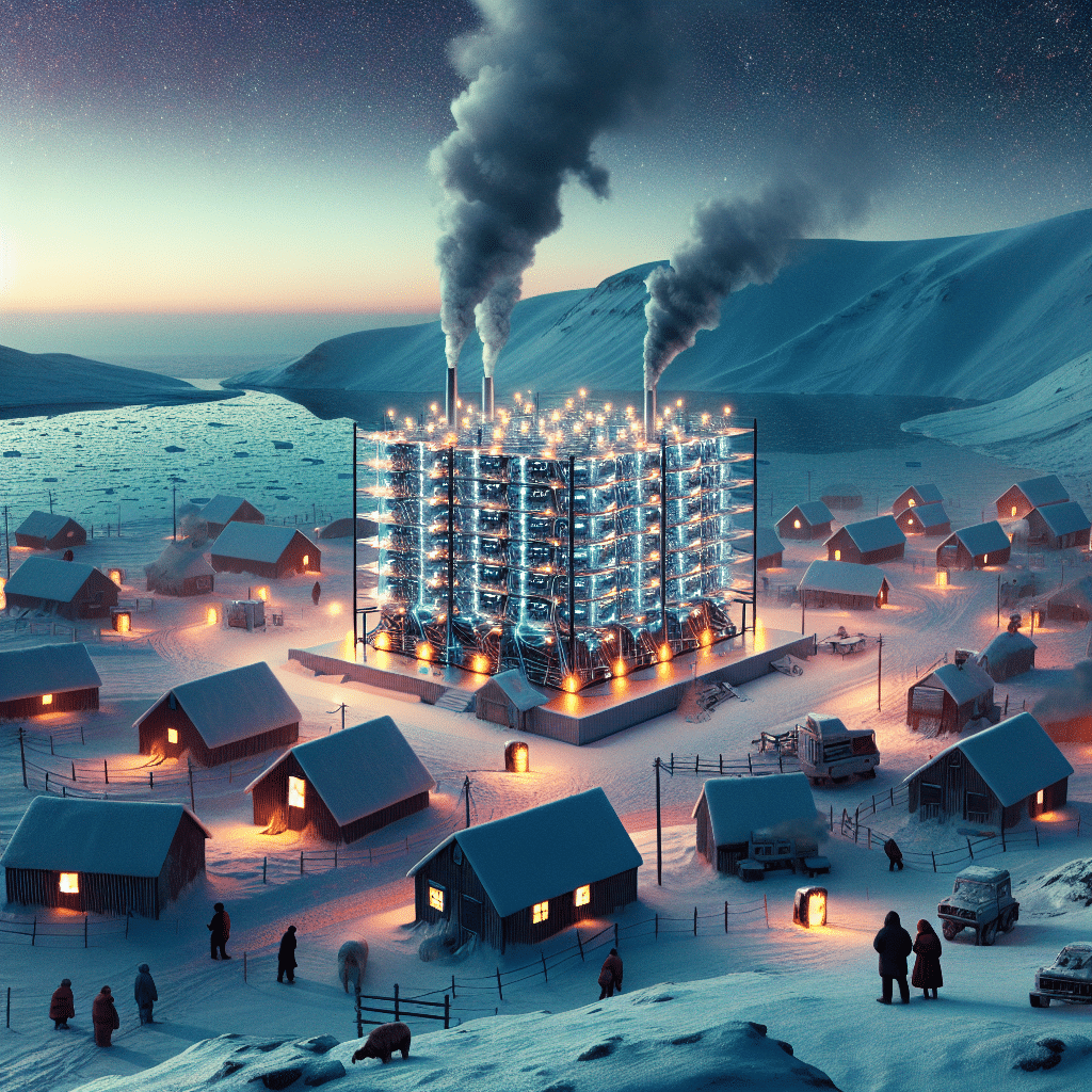 L'innovation énergétique grâce au minage de Bitcoin dans un village arctique