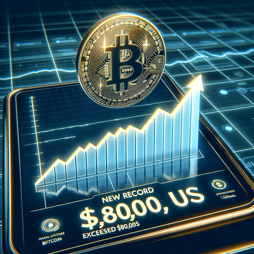 Nouveau record du bitcoin : plus de 80 000 $US