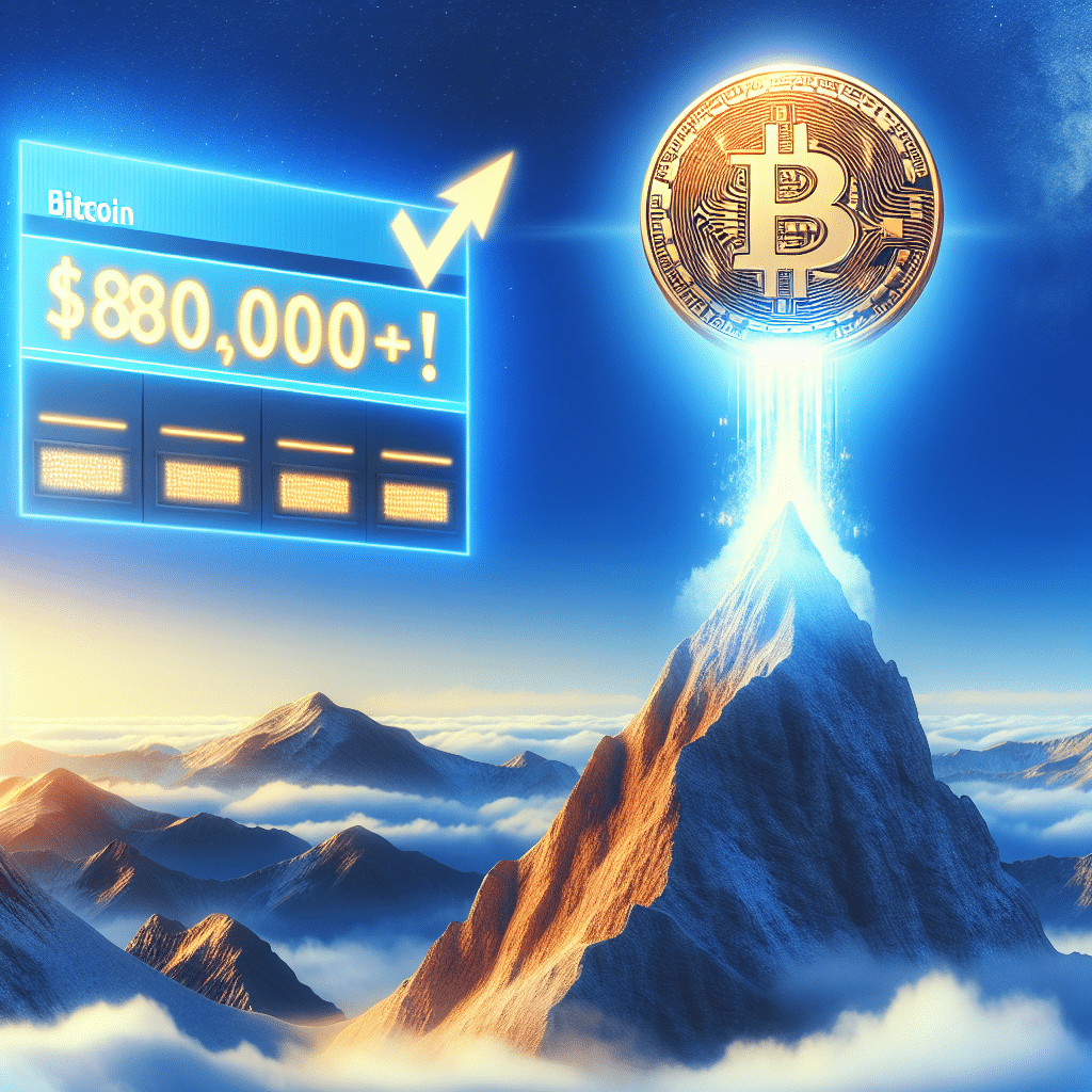 Nouveaux sommets pour le bitcoin : plus de 80 000 $US !