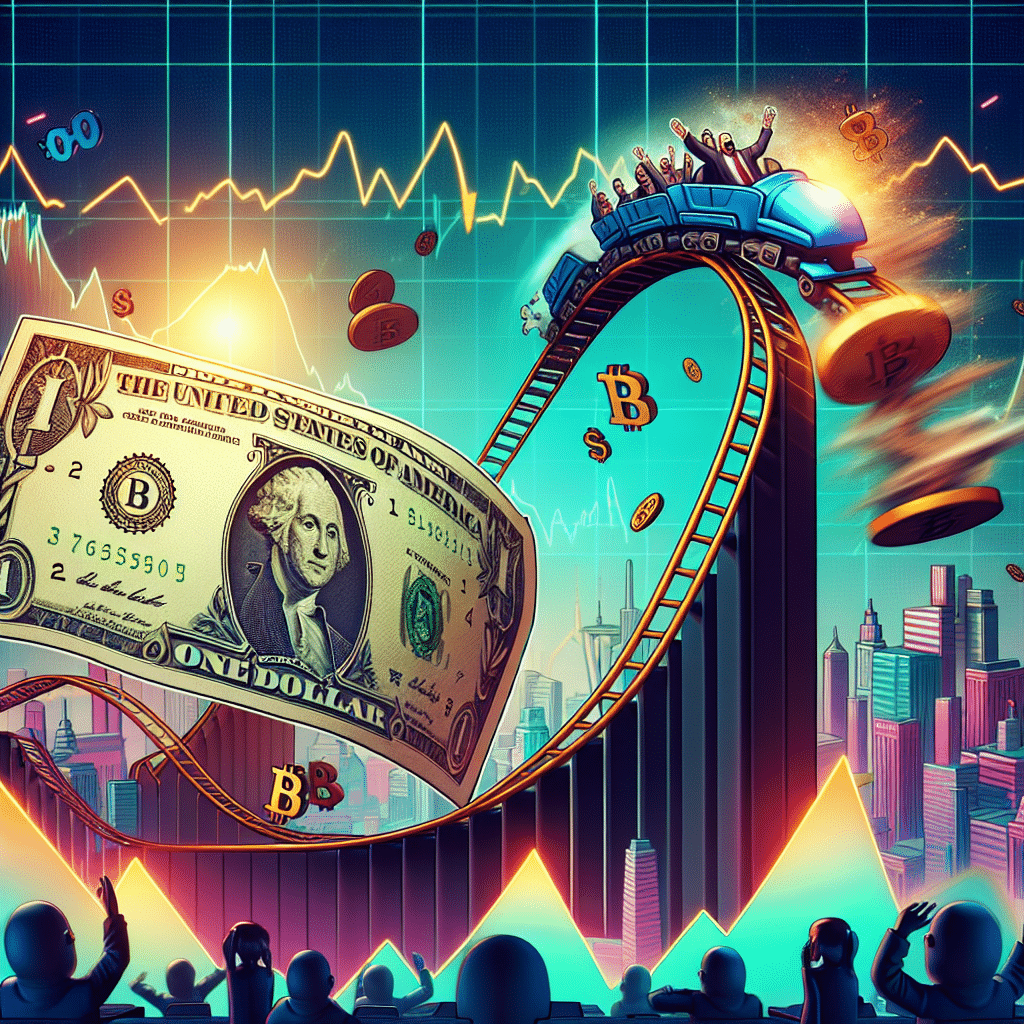 La chute du dollar et les montagnes russes du bitcoin