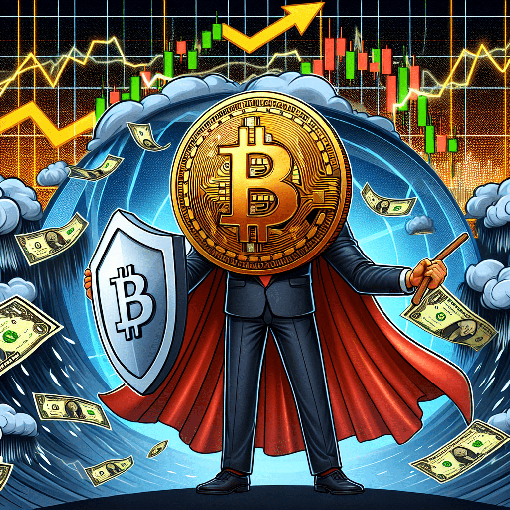 Les signaux d’optimisme du bitcoin face au dollar en pleine tempête boursière