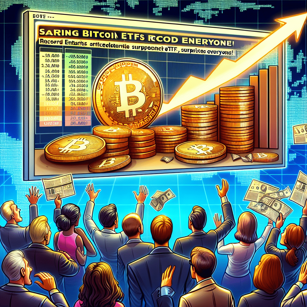 Les FNB Bitcoin : des entrées record qui surprennent tout le monde