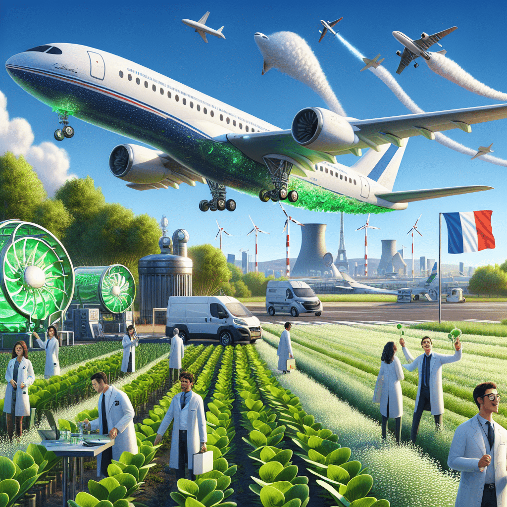La France révolutionne l'aviation avec un carburant écologique