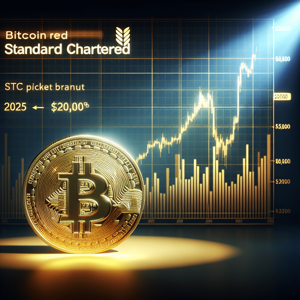 Standard Chartered parie sur un Bitcoin à 200 000 dollars pour 2025