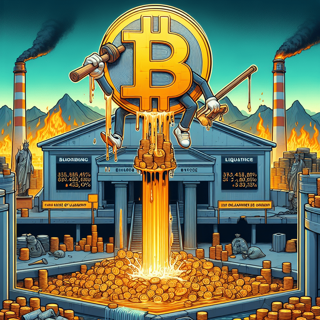 La flambée de Bitcoin : 53 247 % de déséquilibre dans les liquidations