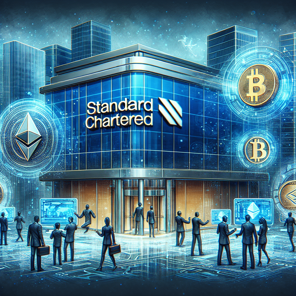 Standard Chartered se positionne sur le marché des crypto-monnaies