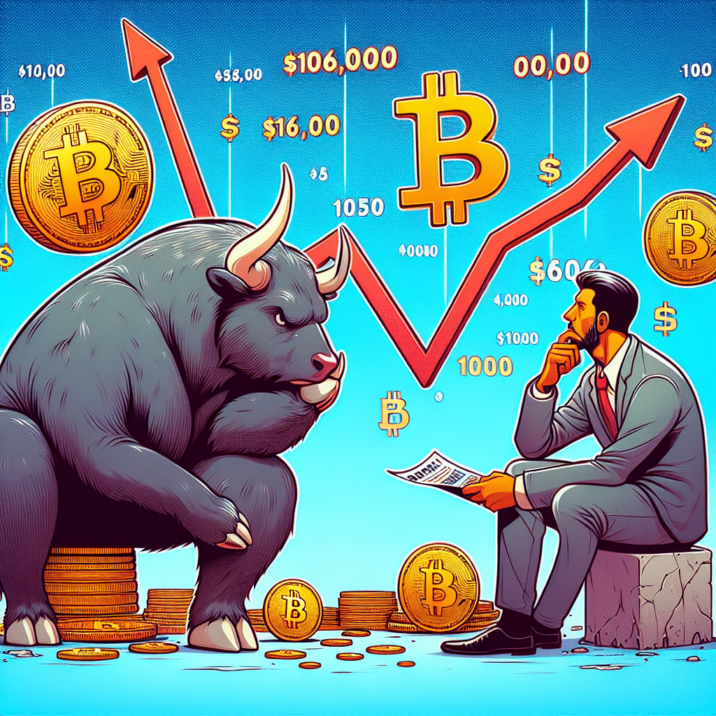 Bitcoin : les taureaux et les ours en pleine confusion avec des fluctuations à 106 000 $ puis à 103 000 $