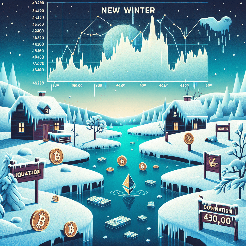 Un nouvel hiver pour les cryptos : 440 millions de dollars en liquidations