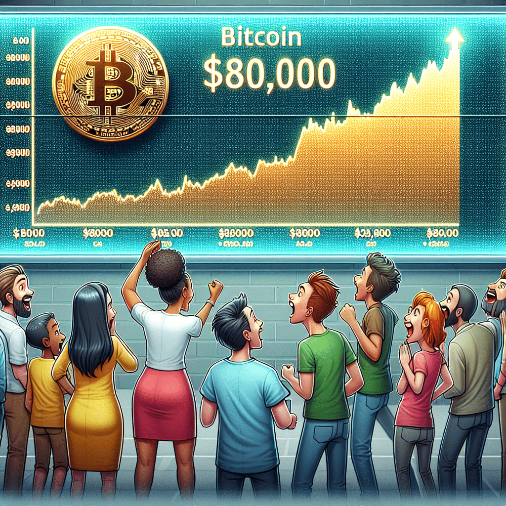 Le Bitcoin dépasse les 80 000 dollars, un cap historique !