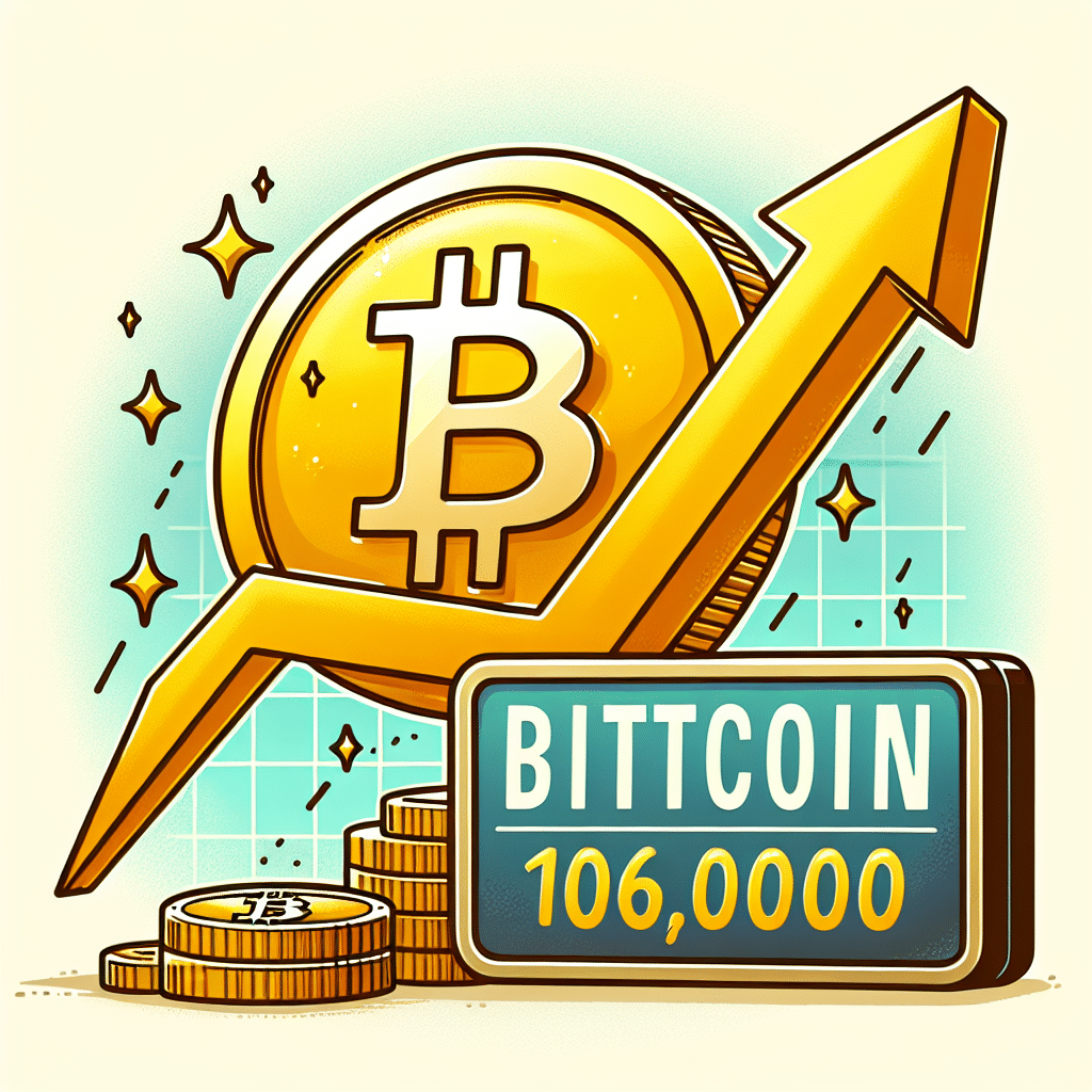 Bitcoin dépasse 106 000 $ : une montée stable malgré un léger recul