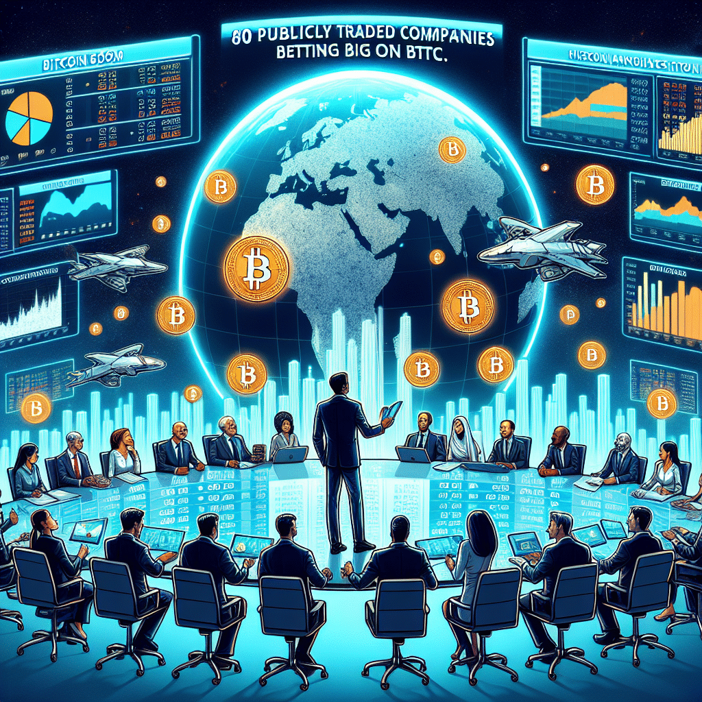 Le boom du bitcoin : 80 entreprises publiques parient gros sur la BTC en 2025