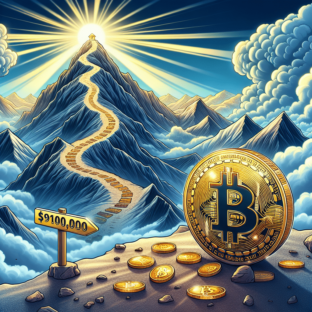 Vers des sommets avec le bitcoin : une prévision à 910 000 $