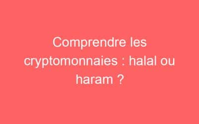 Comprendre les cryptomonnaies : halal ou haram ?