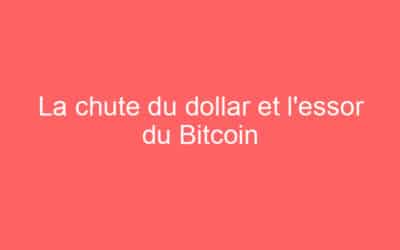 La chute du dollar et l’essor du Bitcoin