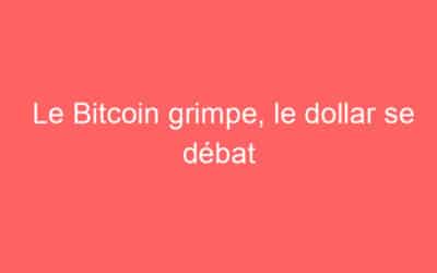 Le Bitcoin grimpe, le dollar se débat